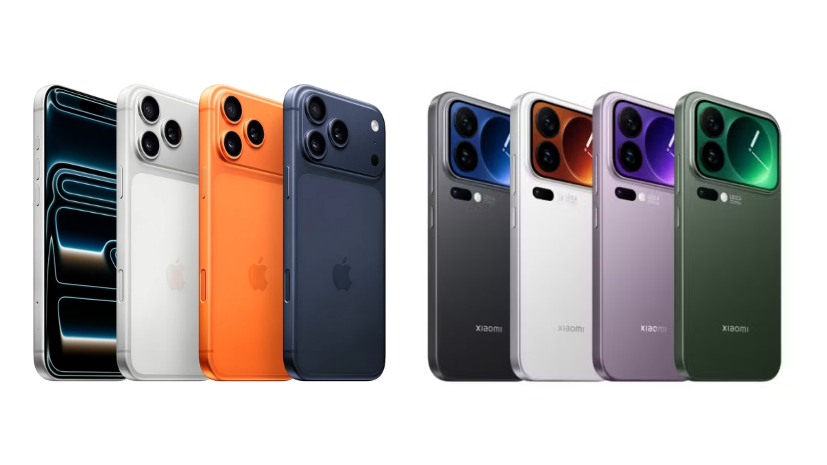 Xiaomi 17 Pro Max e iPhone 17 Pro Max: 5 semelhanças