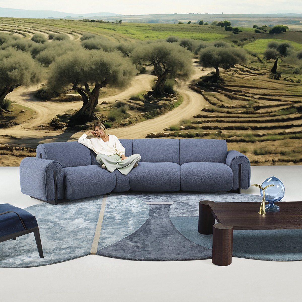 A elegância das cores na decoração: Natuzzi Italia aposta em estofados vibrantes