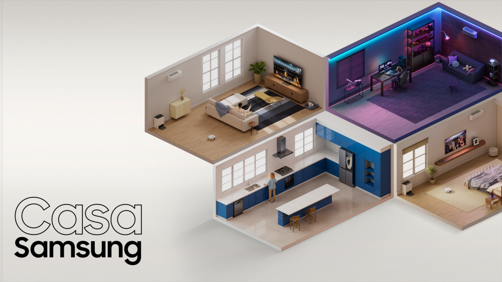 Samsung consolida a casa conectada com eletrodomésticos equipados com AI