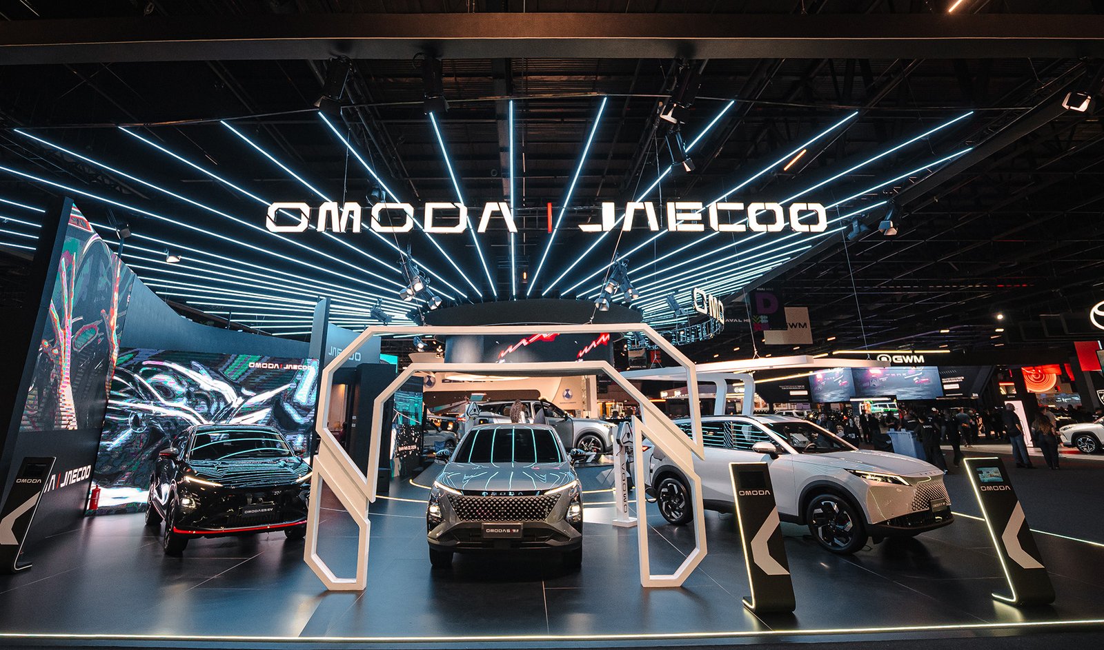 OMODA & JAECOO exibe no Salão do Automóvel seus SUVs e tecnologia inédita no Brasil