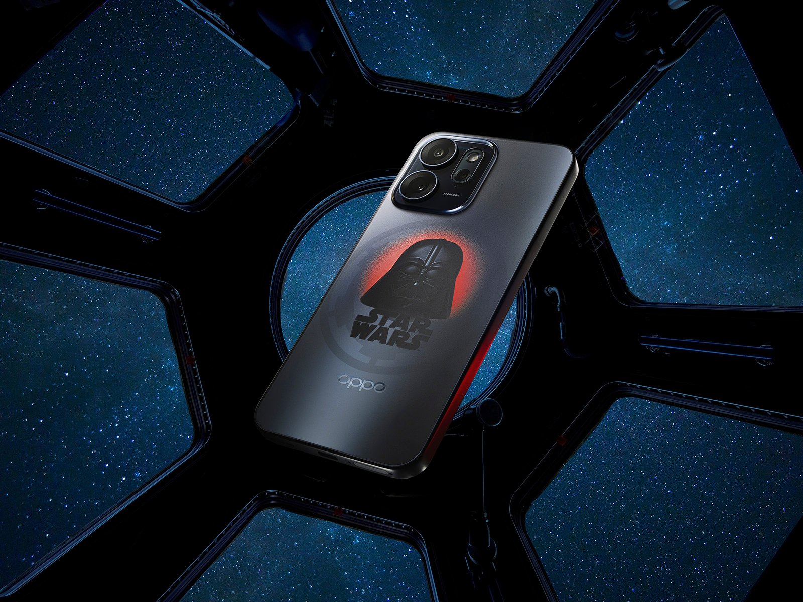 OPPO apresenta edição limitada “Dark Side” do Reno14 F na CCXP25