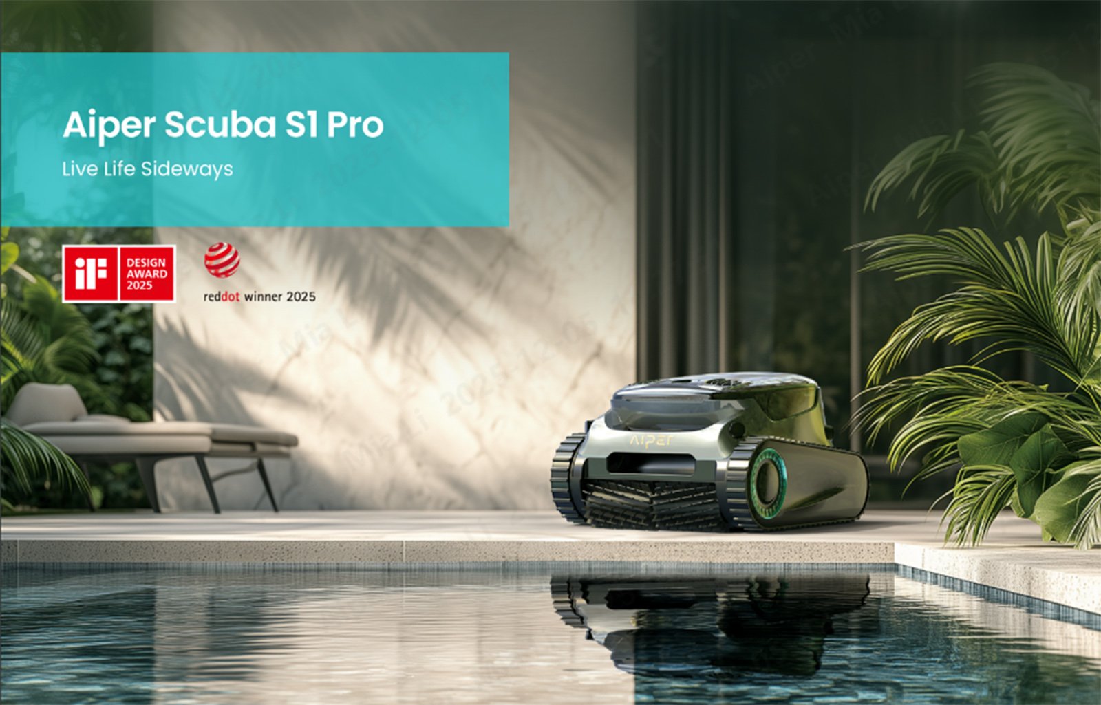 Aiper lança sua linha de robôs sem fio limpadores de piscina no Brasil