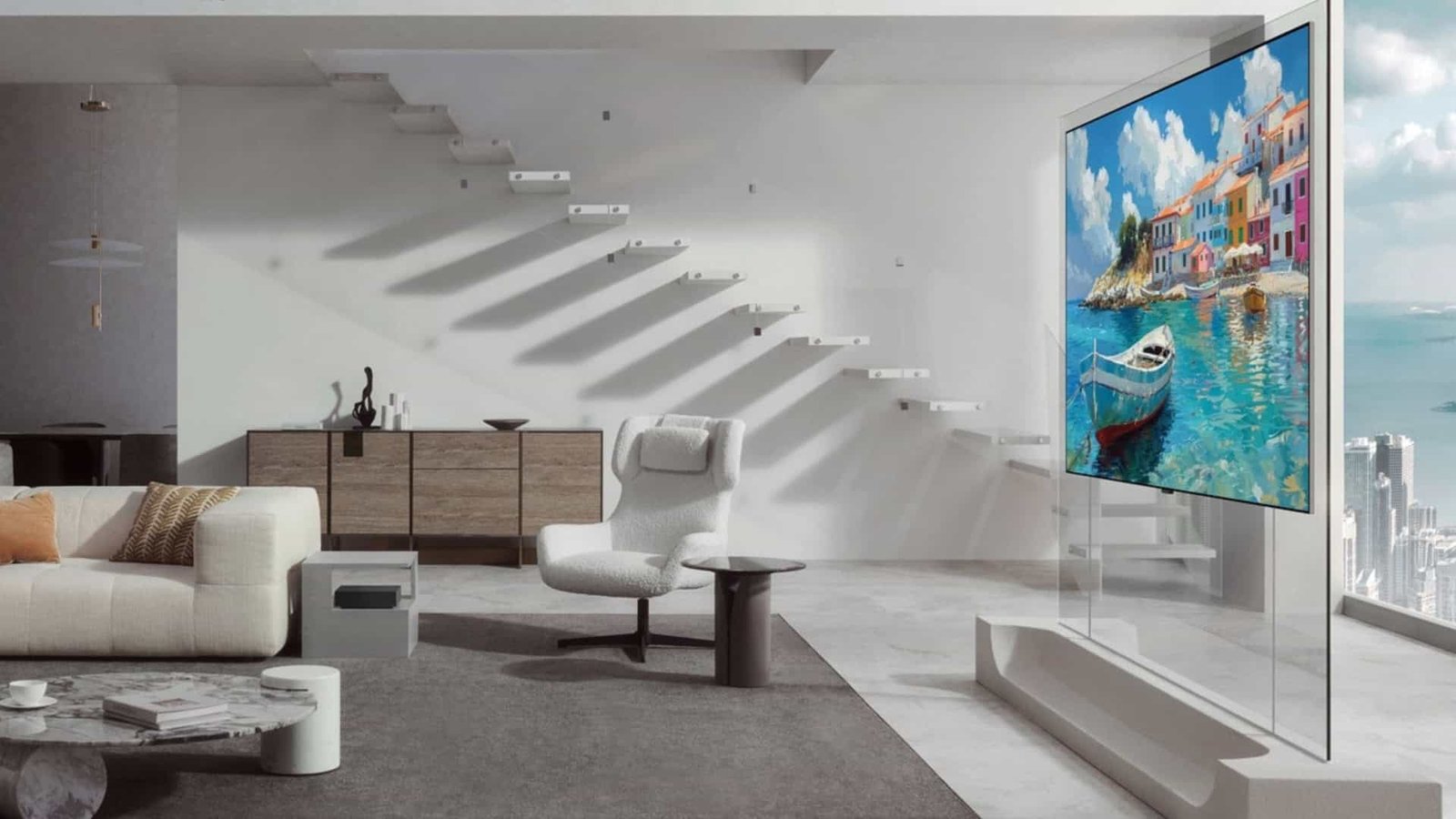 LG retoma conceito Wallpaper TV com OLED sem fio ultrafino