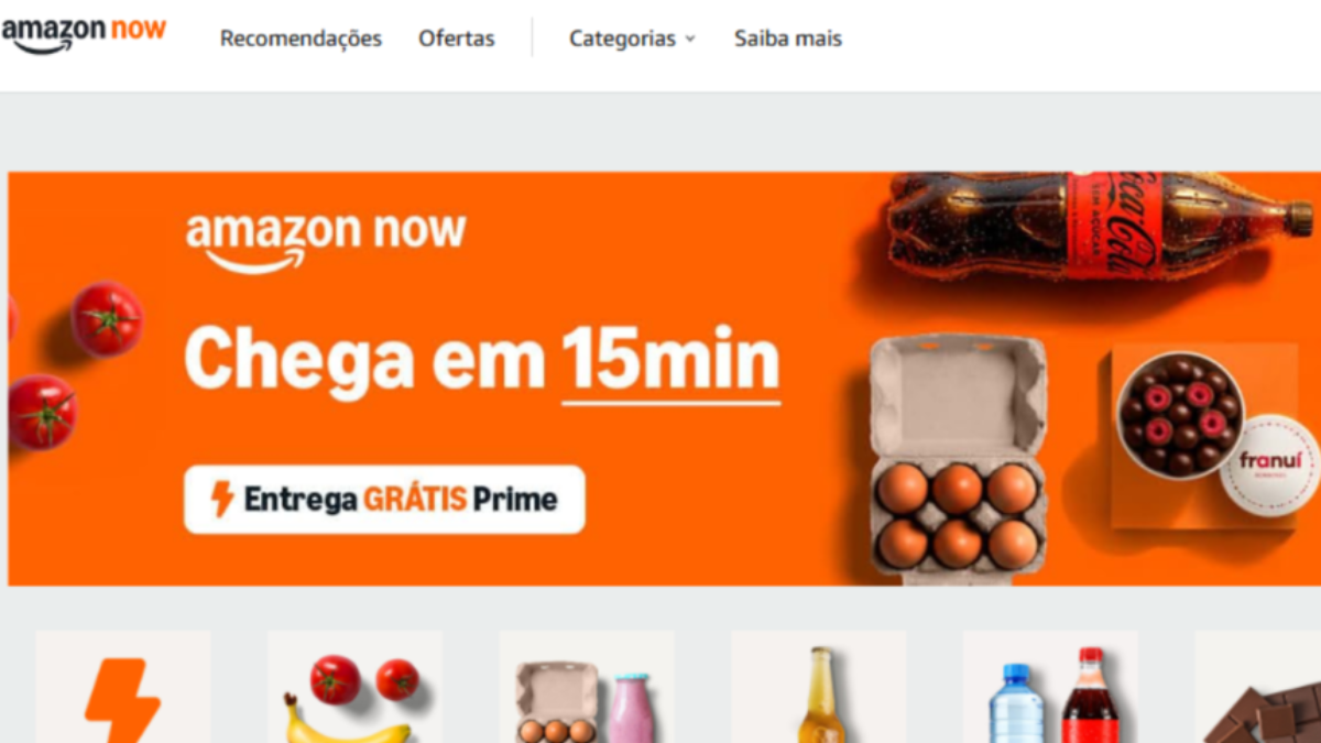 Amazon Now estreia com entrega em 15 minutos