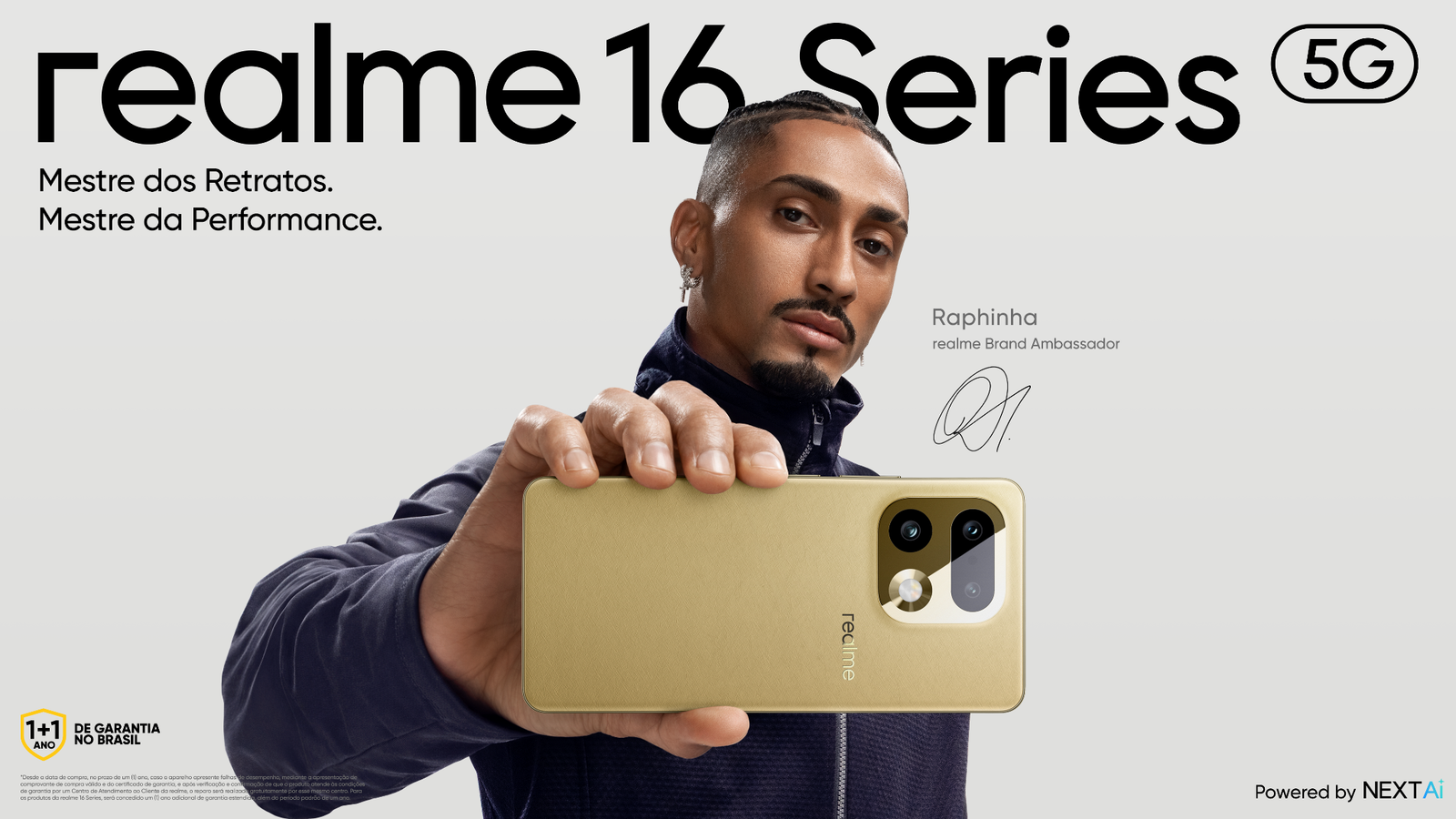 realme 16 estreia com câmera 200MP no Brasil