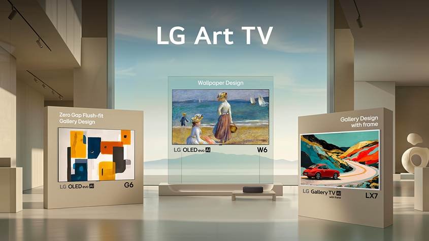 LG apresenta linha Art TV com foco em design