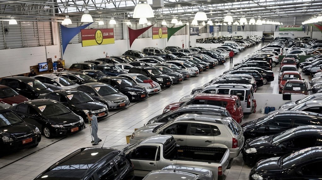 Carros 0 km estabilizam enquanto seminovos recuam
