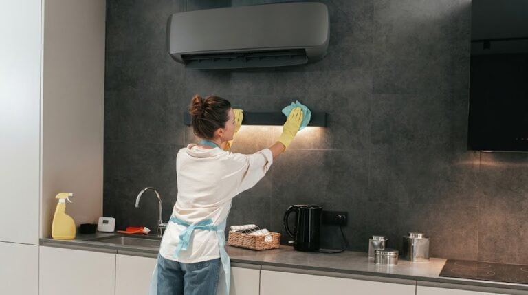 Ar-condicionado na cozinha