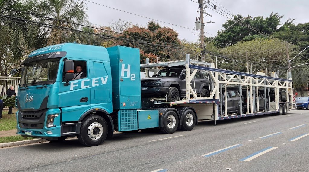 GWM faz primeiro transporte com caminhão a hidrogênio