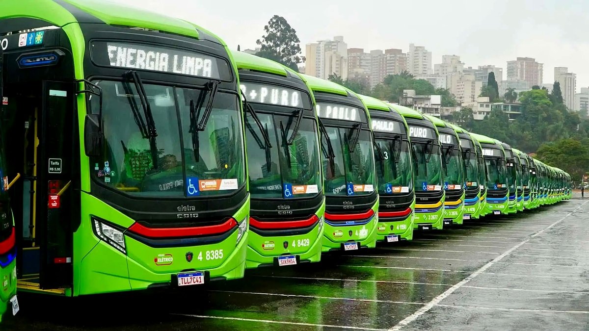 BYD lidera mercado de ônibus elétricos no Brasil